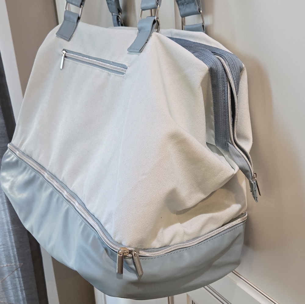 New DSW Weekender Bag Blue And White - Picture 7 of 10